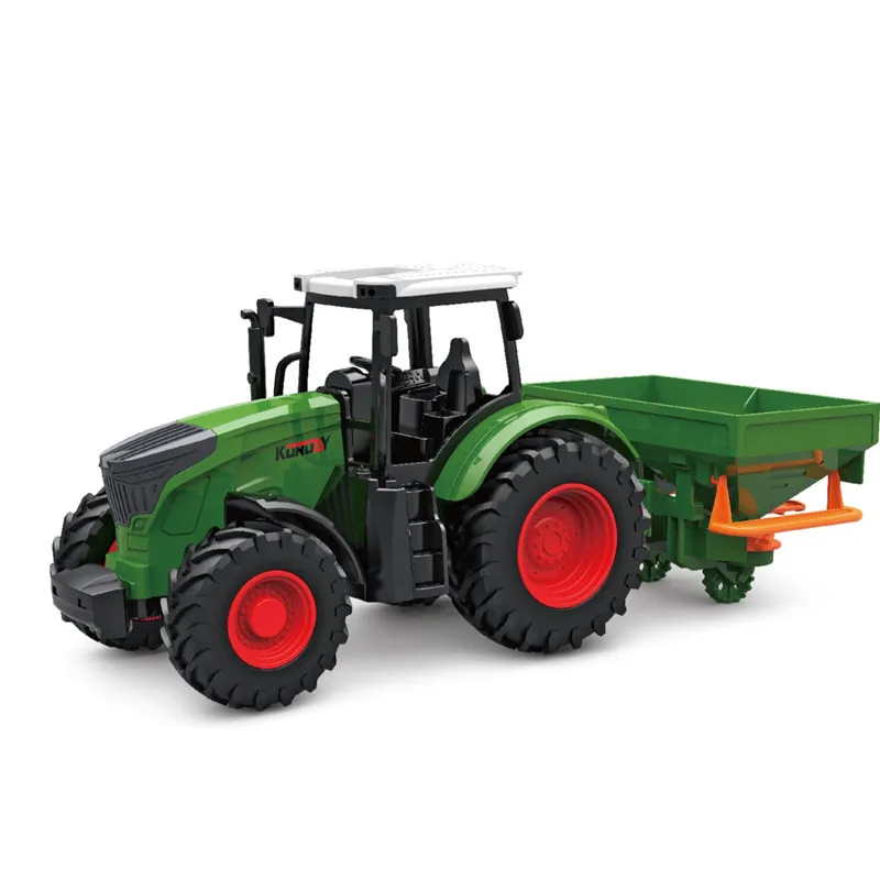 New Design 1:24 Free Wheel Manure Spreader Farm Tractor Toy Suitable For Children