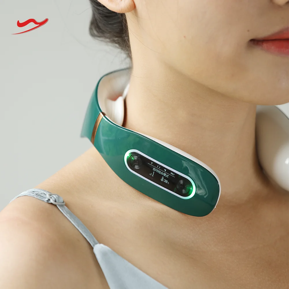 Массажный перезаряжаемый электрический портативный интеллектуальный инструмент для массажа шеи и плеч