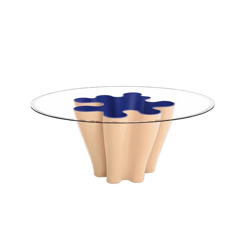 Italy light luxury round table large apartment living room simple modern design, modern luxury restaurant