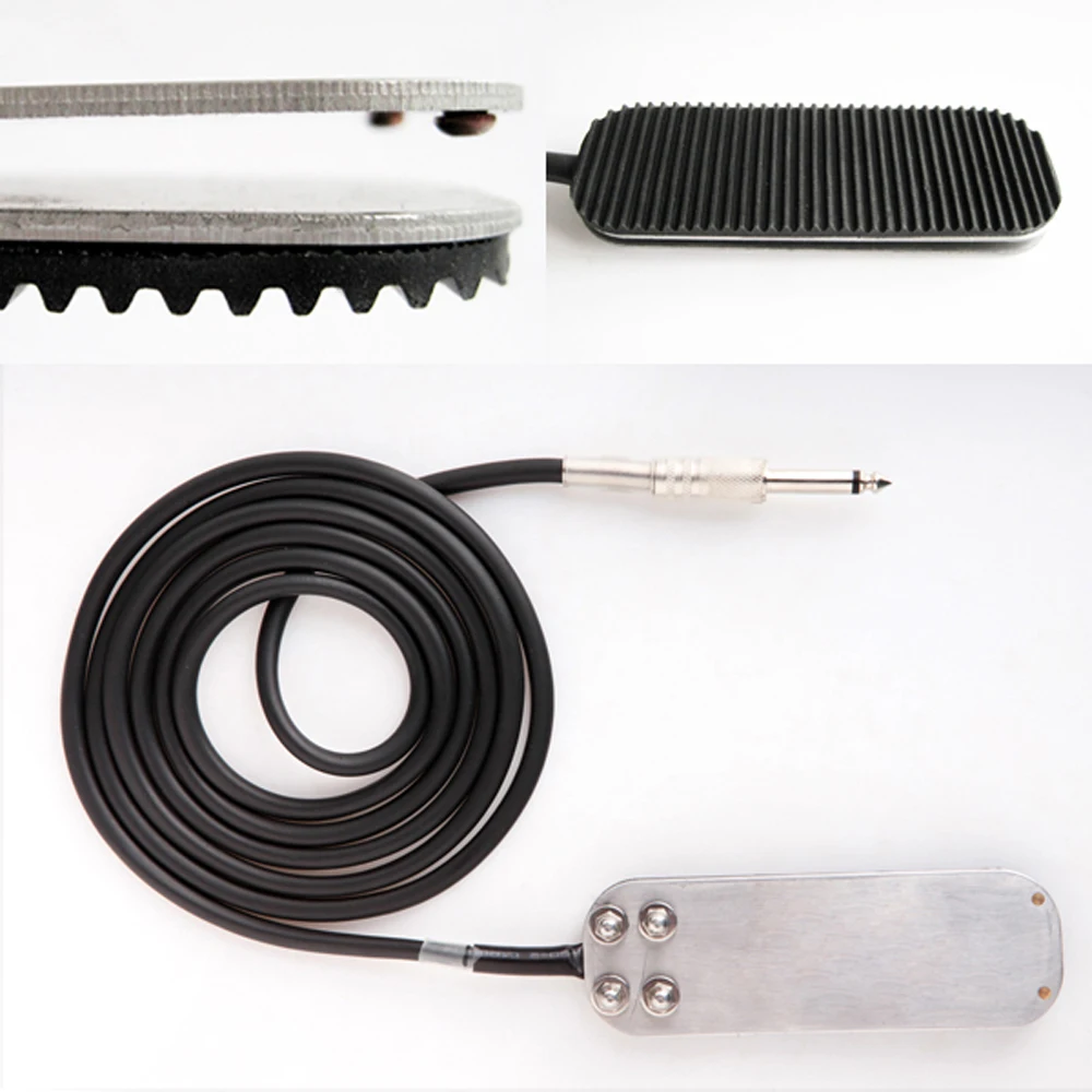 Stainless Steel Tattoo Foot Pedal Big Pedal With Thread Tattoo Machine Accessories