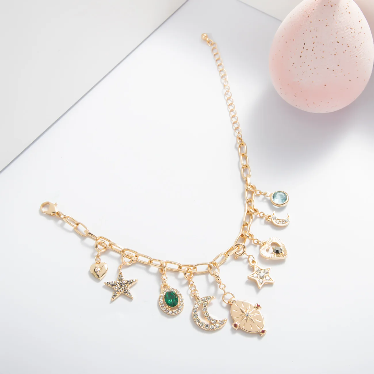 Charm Pendant Necklace Ins Trendy Stylish Adjustable DIY Female Necklace Pastoral Ocean Animal Heart Cute Pendant Necklace