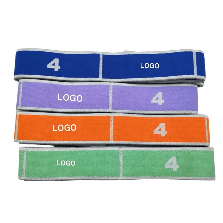 8 / 10 / 12 sections / loop yoga stretch elastic sports exercise stretch strap resistance bands
