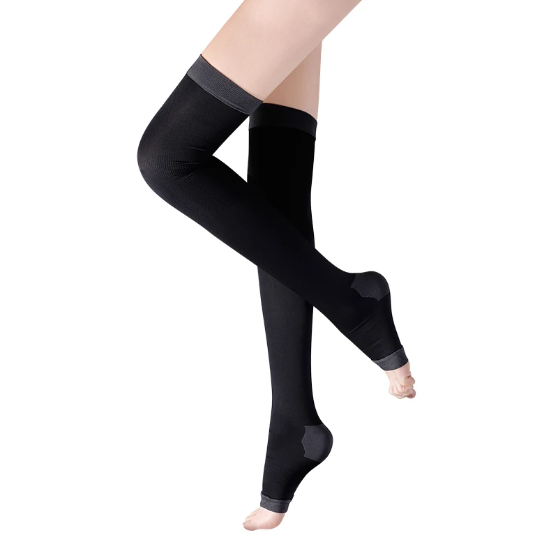 S-SHAPER Women High Quality Sleeping Stockings Stretch Sleeping Slim Leg Body Shaper Pantyhose Compression Anti Cellulite Socks