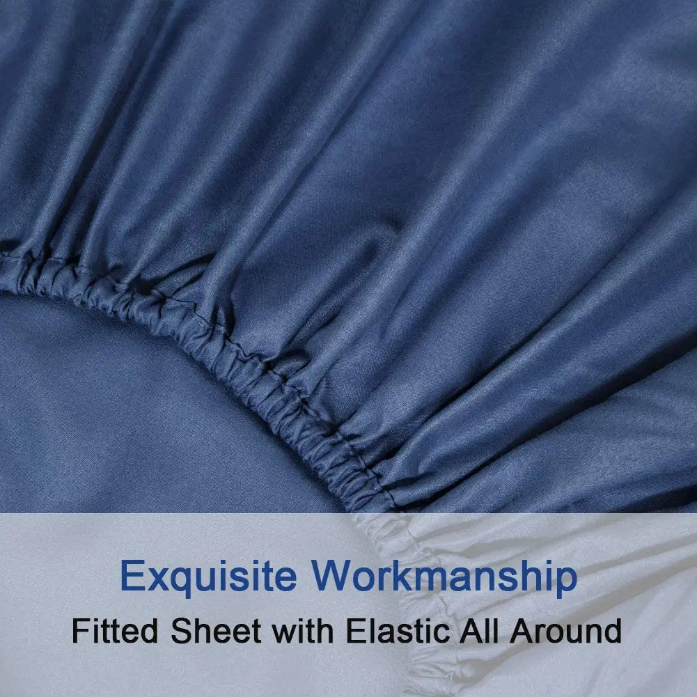 Sheets Microfiber Super Soft 1800 Thread Count Egyptian Deep Pocket Bed Sheets Set