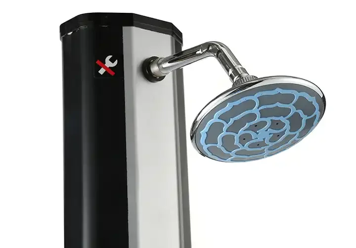 35L Octagonal PVC outside outdoor Solar Shower for swimming pool and garden