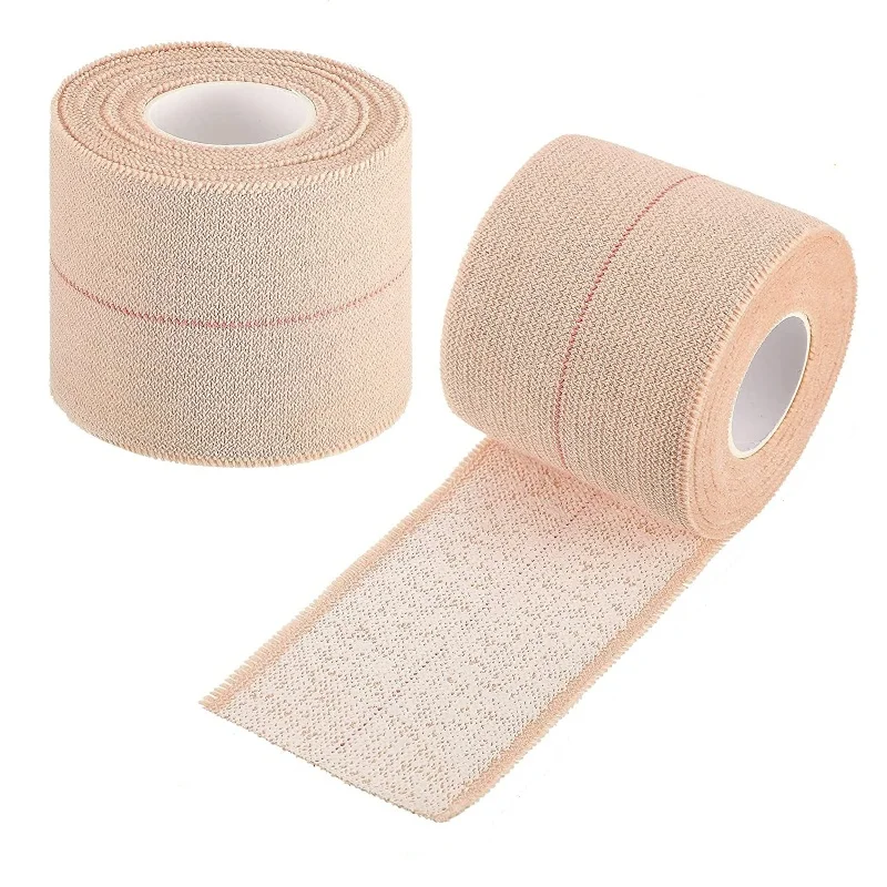 2.5cm/5cm/7.5cm/10cm*4.5m Heavy Elastic Adhesive bandage Wrap Flexible Stretch Bandages for Sports Ankle  Knee Wrist Body Animal