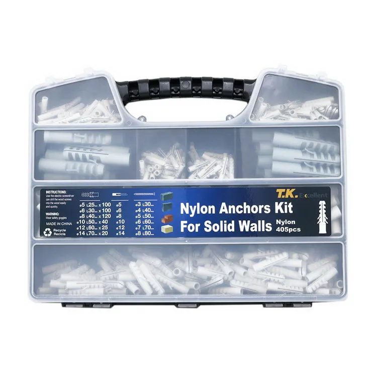 TKexcellent Customized Sizes Nylon Hollow Wall Plug Plastic Fixing Anchor for Drywall