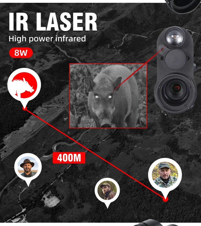 HENBAKER NV710S professional night vision scope night vision monocular night vision sight for hunting