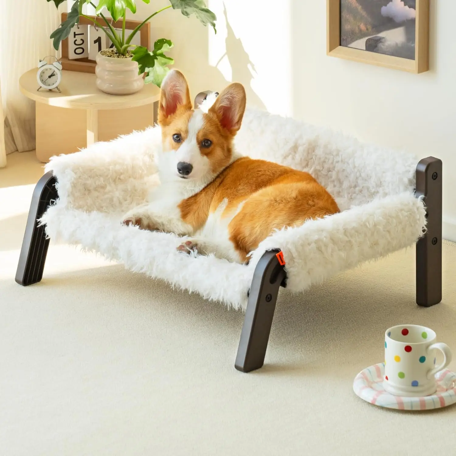 Raised Cat Beds  Couch Elevated Cat Bed Small Dog Bed for Kitty Puppy Small Pets Washable Cat Sofa