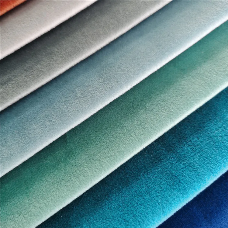 Super soft 100%Polyetser velvet fabric Holland popular For sofa curtain home