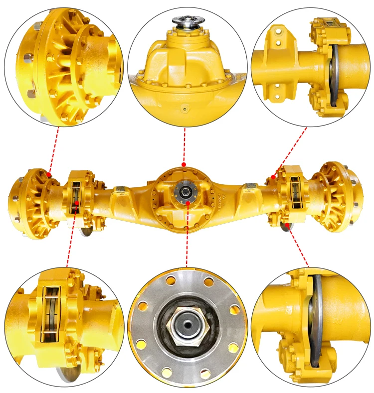 Axle System Main Drive Front Axle Wheel Loader Drive Axles