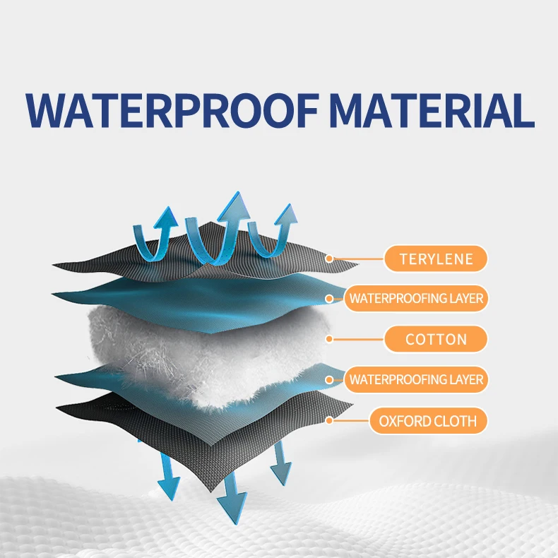 Car Accessories Waterproof Black Universal Polyester Padded Hammock Rear Back Seat Mat Pet Dog Car Seat Cover