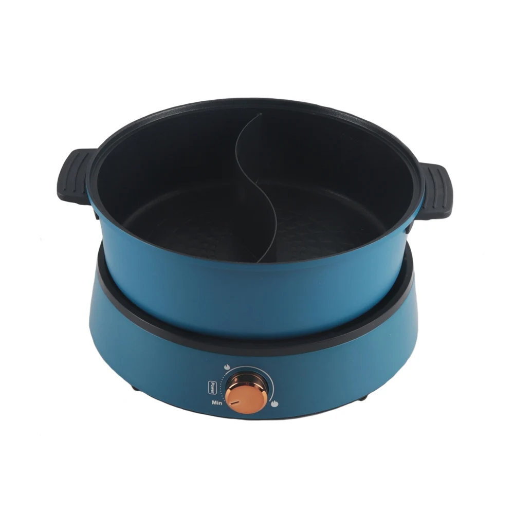 Meishengfa OEM 1350W 4L Multifunctional electric hot pot grill