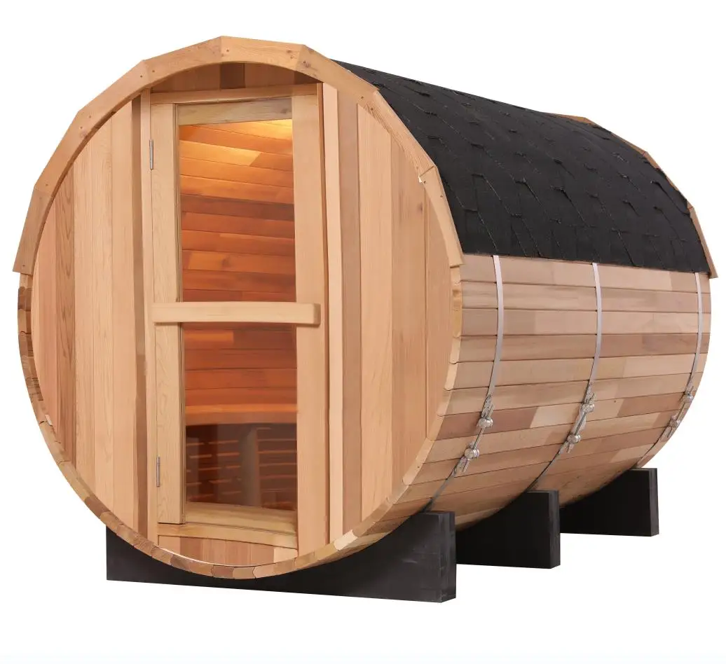 Traditional Finnish saunas room with Harvia sauna heater for hotel house designs wooden sauna house