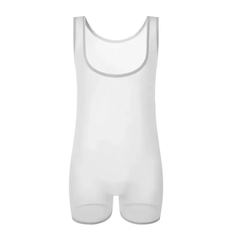 Wholesale Breathable Soft Men Bodysuit Hgh Quality Cotton Bamboo Fabric Men Underwear Sexy Bodysuit For Men