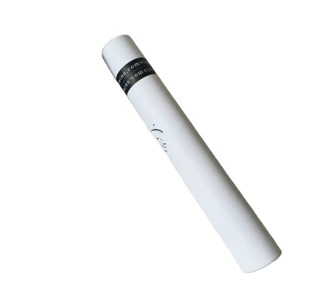 100% Eco-friendly  Incense Stick  kraft Cardboard Packaging long Thin cylinder paper  tube with custom print