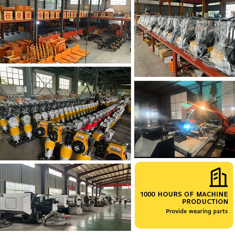 Jumping Jack Tamper Rammer Machine Vibrating Tamping Rammer Road Impact rammer