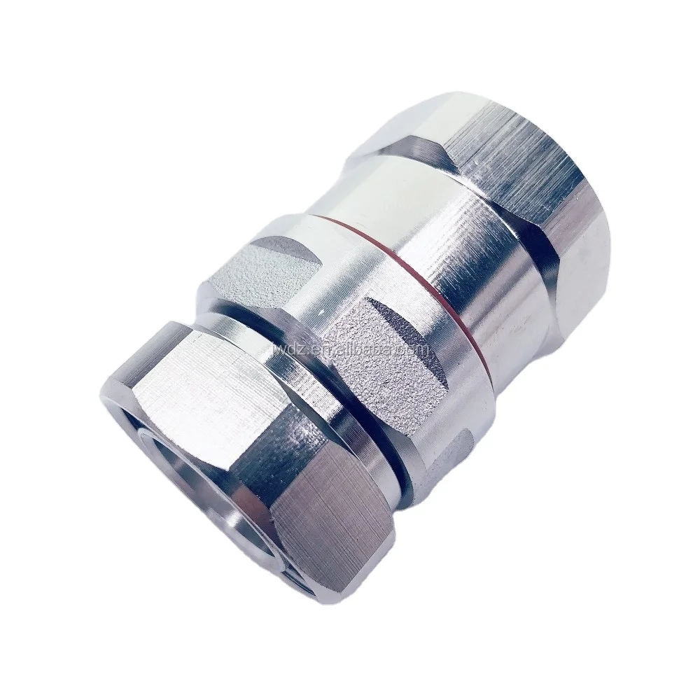 Brass Material FSJ5 7/8 Super Soft Foam Super Flexible Cable 7/16 Din Male Plug Straight Connector