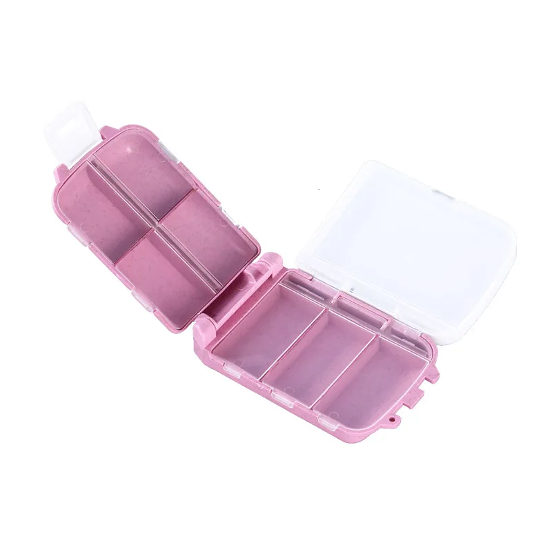 Factory Directly Wholesale Home Travel Plastic Pill Box Organizer 7 Days Drawer Type Pill Storage Box