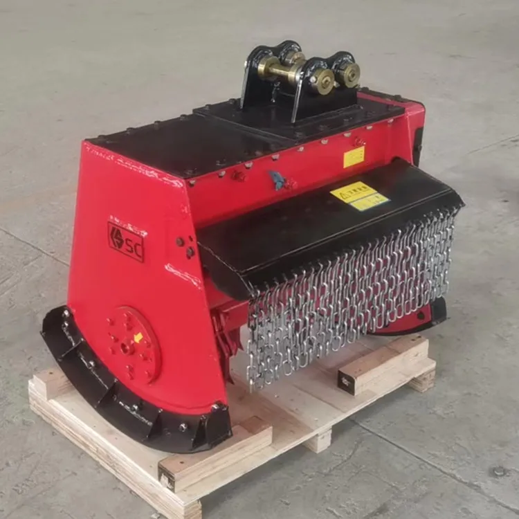 Mini Excavator Brush Cutter for Mow Grass, Shrubs, Brush and Small Trees