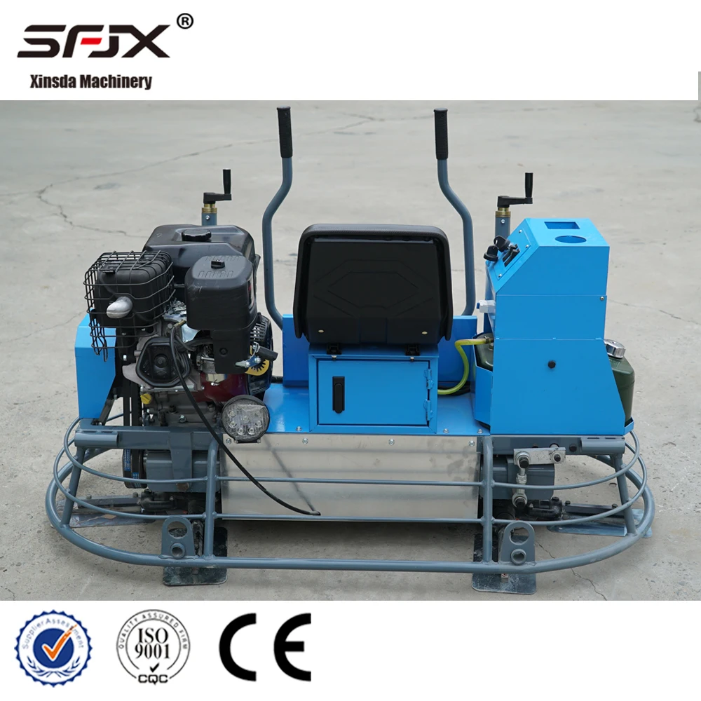 mini 800mm double disc horizontal small ride on power trowel