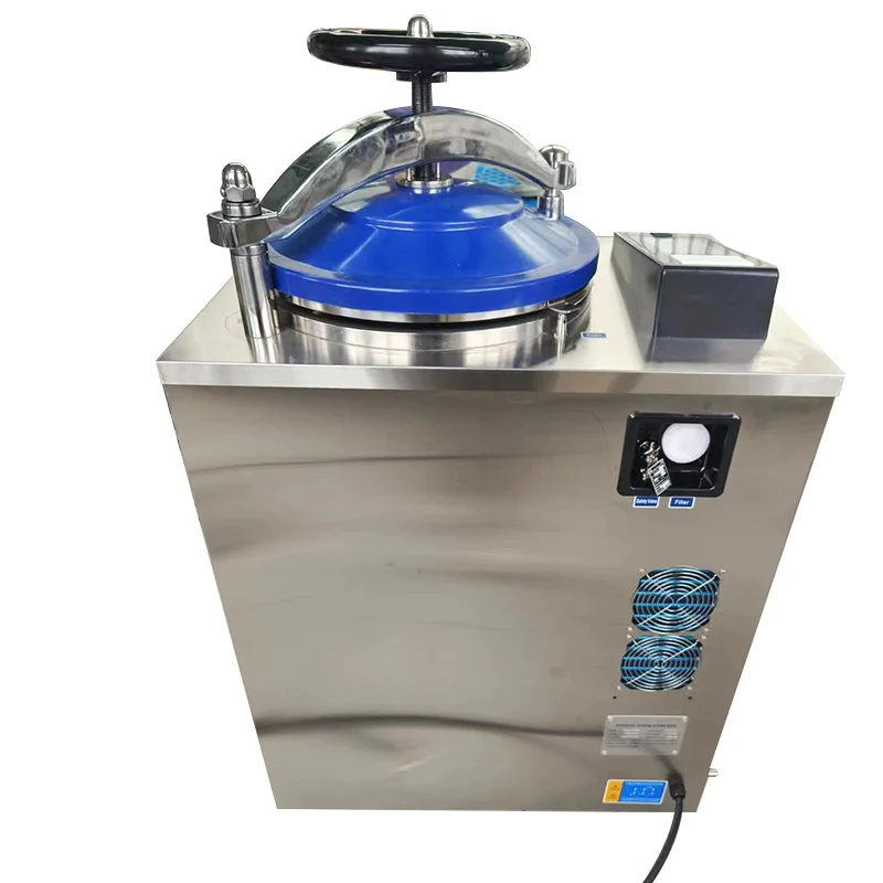 Medical grade autoclave machine laboratory vertical autoclave with digital display