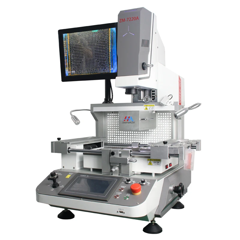 Entry level bga rework station ZM R7220 for mobile phone ic replacement machine  | Semi Automatic Laser Bga Reballing Machine
