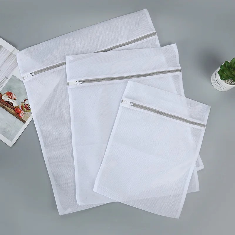 60gsm Different Size Polyester Mesh Fabric Sport Laundry Wash Bag In Bulk