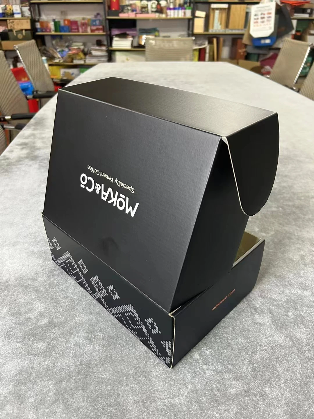 Сменная сезонная коробка для гофрированной упаковки с разделительной полосой почтовые ящики ручкой двойная комната хранения