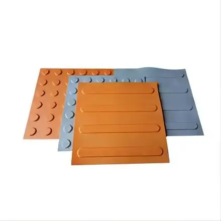 PVC corrosion-resistant blind path board ensures pedestrian safety through tactile warning