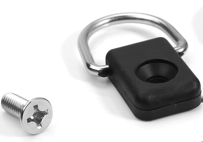 Kayak D Ring without Screw Safety Screw Rings Deck Loop Mounting Tie Down Kit Quality Durable Canoe Boat Fishing Sailing