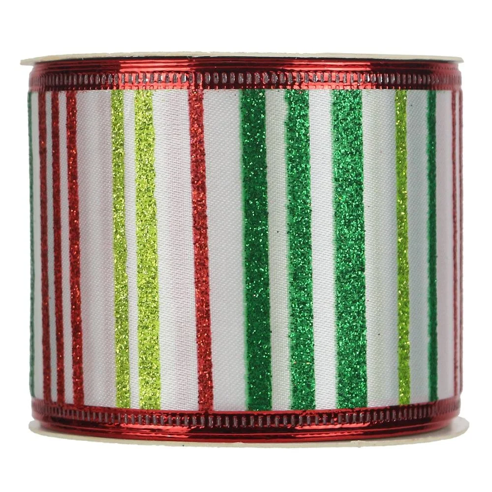 
Huihuang Making Bow Material Decoration Satin Organza Burlap Assortment Christmas Ribbon With Wire 