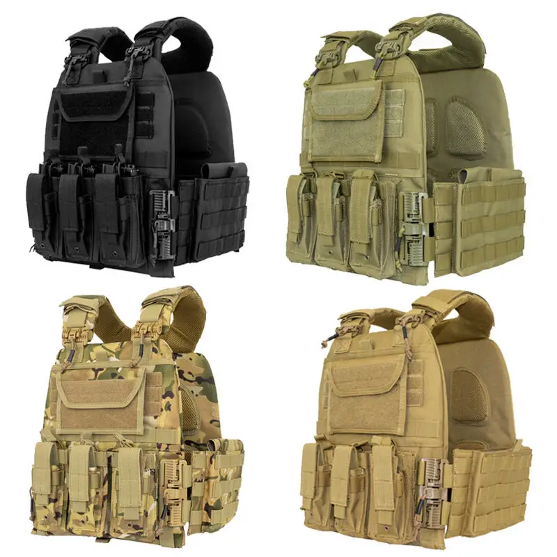 Hot Sale Plate Carrier Chalecos Tactico Quick Release Tactical Defense Protective Vest Armor Vest