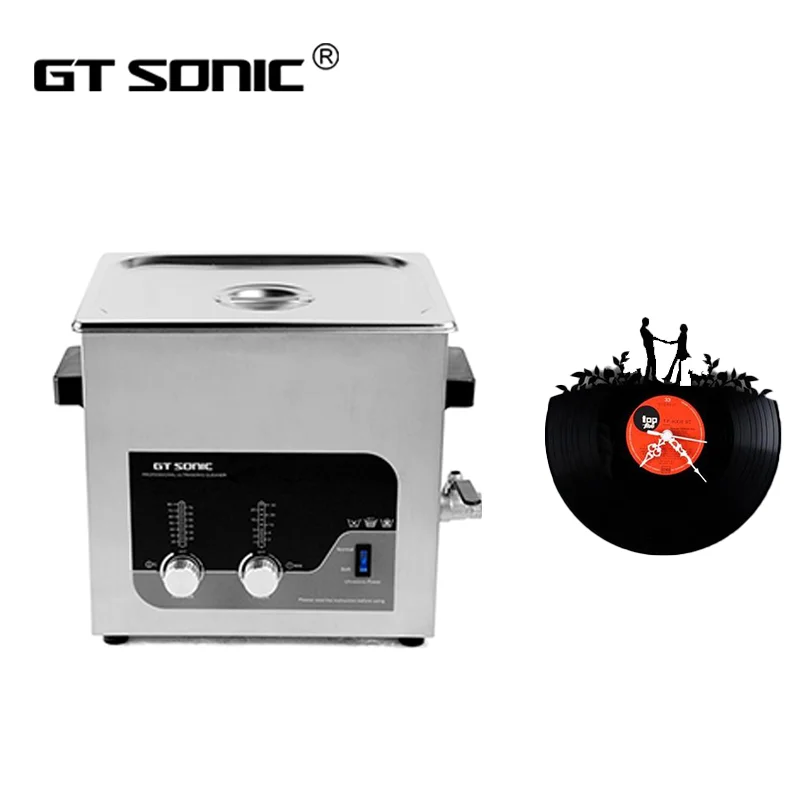 
 GT SONIC Vinyl Records Cleaning Machine Digital Commercial Ultrasonic Bath Cleaner  
