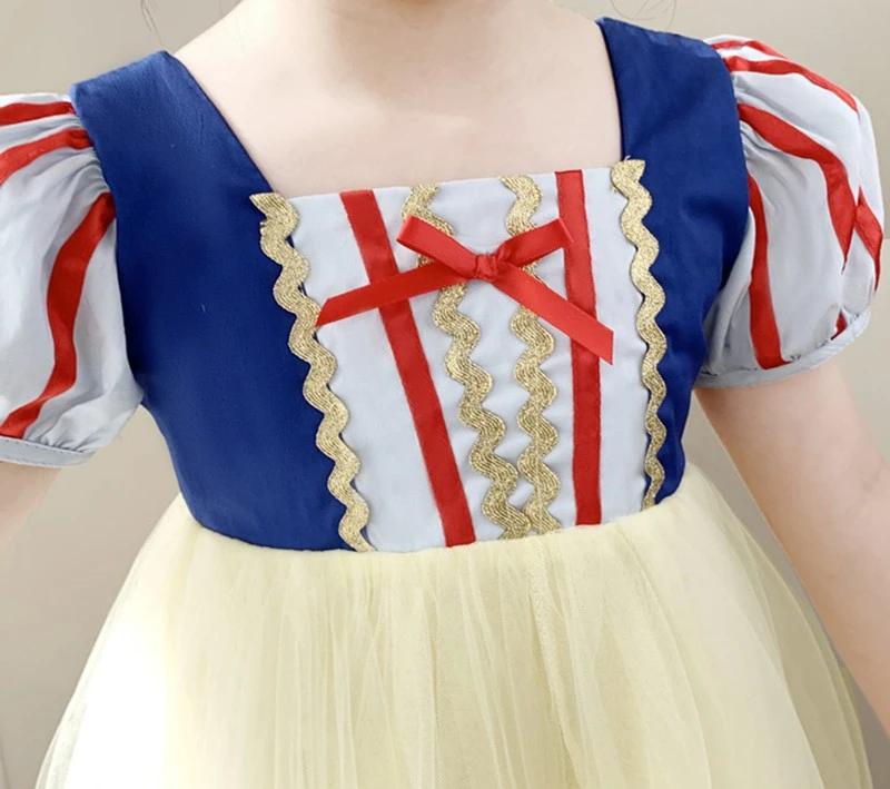 
Snow White Cosplay Dresses for Girls Party Princess Children Baby Girl Tutu Halloween Costume Christmas Dress Infant 