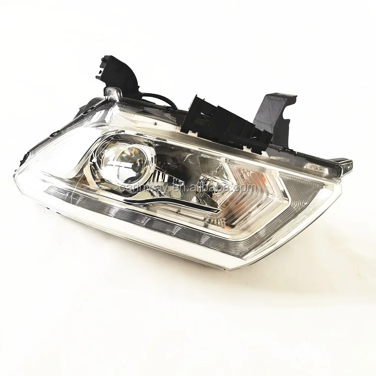 High quality car accessories front LED head lamp auto HID D23 head light NP300 body kit headlight for Nissan Navara  2018-2020