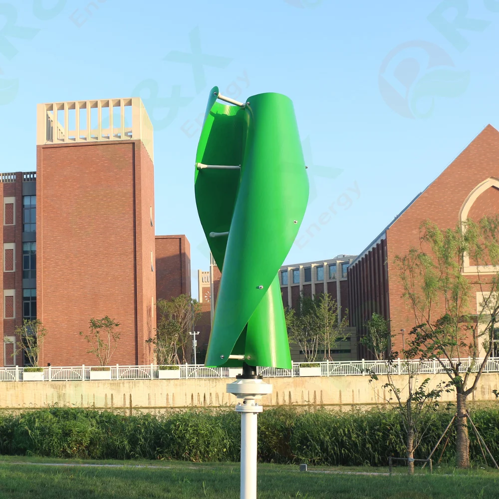 2KW 5KW 10KW Vertical Axis Wind Turbine Generator Home Use Wind and Solar Power System