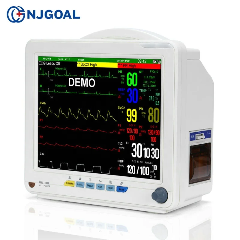 Портативный монитор пациента icu для больницы скорой помощи