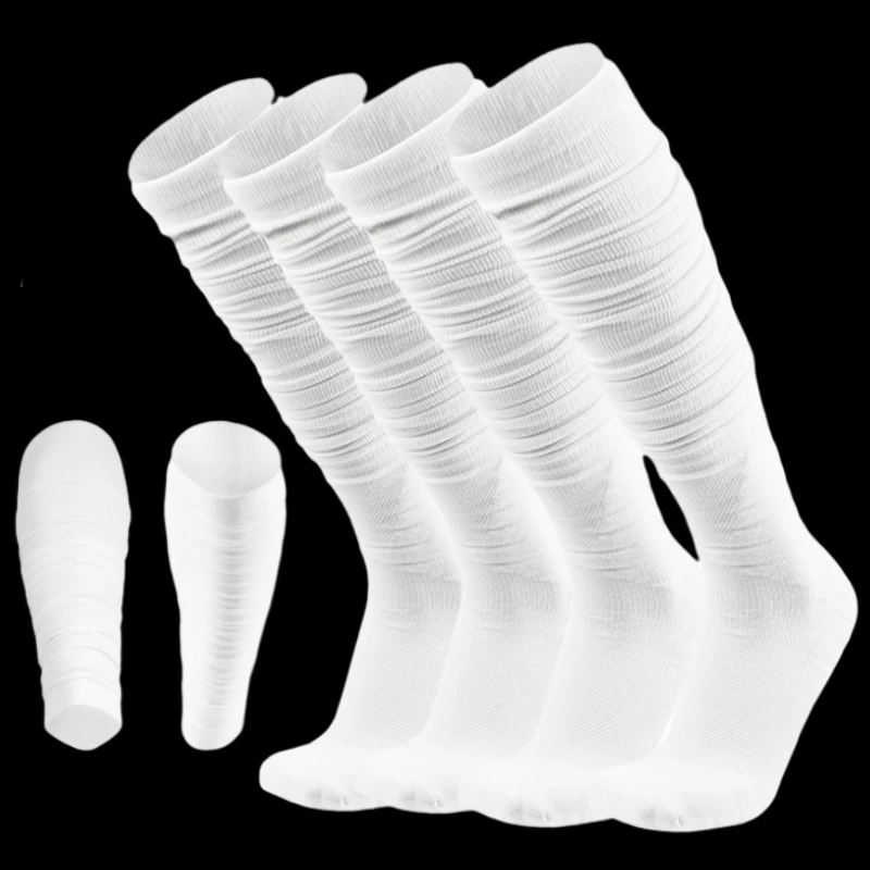 Custom Baseball Rugby Calf Compression Knee Sleeve Basketball Football Scrunch Leg Sleeves Soccer Socks