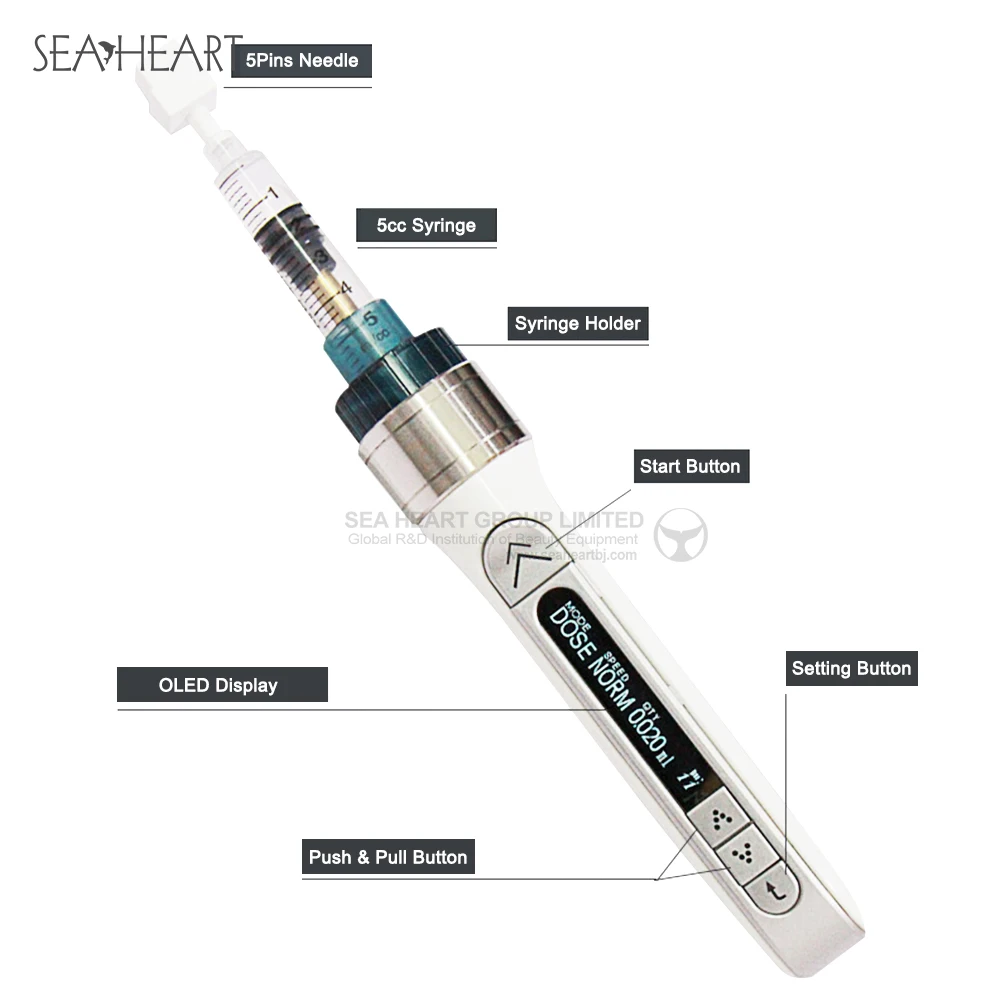 Mesotherapy injection pen DERMA JET meso pen medical use for spa clinic