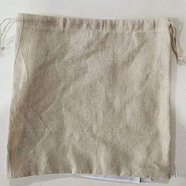 Reusable Customize Organic cotton dust bags Eco-Friendly muslin pouch for handbag shoes