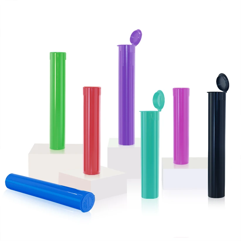 Wholesale Opaque 90mm 98mm 112mm 116mm 120mm Child Resistant Tube PP Plastic Pop Top Up Squeeze Bottle And Tubes