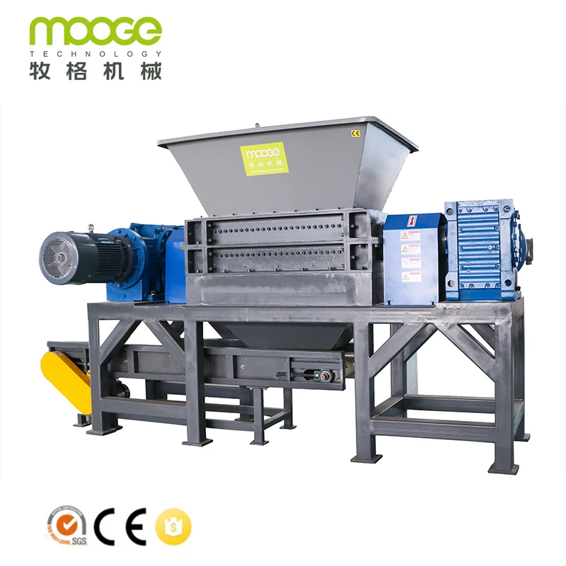PE PP HDPE Big drum and Bucket Plastic shredder machine for sale