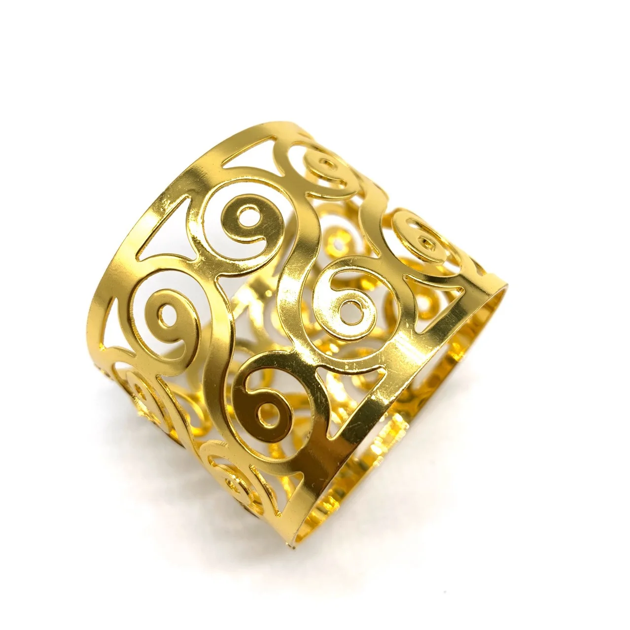 Hotel model room European food buckle napkin ring mouth napkin ring napkin buckle hollow S-shaped thread