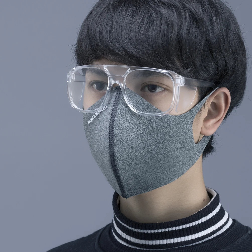ROCKBROS Outdoor Sport Cycling Mask PM2.5 Dustproof Activated Carbon Mask With Filter Bicycle MTB Bike Face Mask