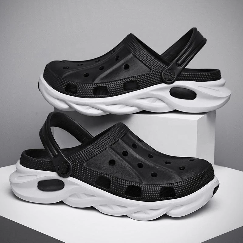 Wholesale Factory Hot Sale Eva Men Black Blue Garden Clogs Shoe Unisex Adult Men Sandals Slippers Shoes