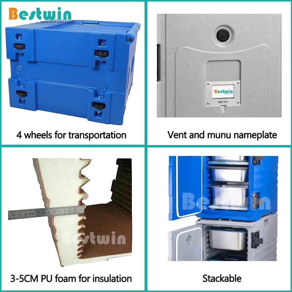 90 л коммерческое общественный питание тепловой транспортировочный контейнер шкафа термо ланч бокс мешок изолированные обед лоток еды Перевозчик