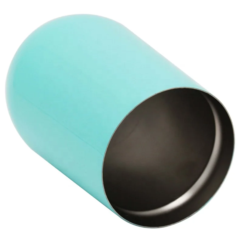 Customized Double Mug Stainless Steel Bottle And Cup Straw Cups Reusable Drinking 16oz Wine Tumbler