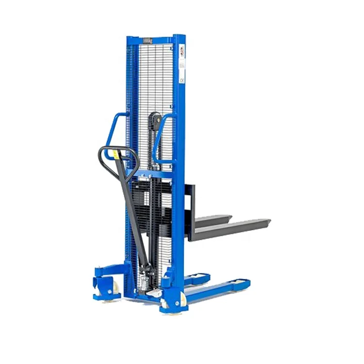 Chinese brand Manual hydraulic forklift trucks portable hydraulic lift pallet stacker