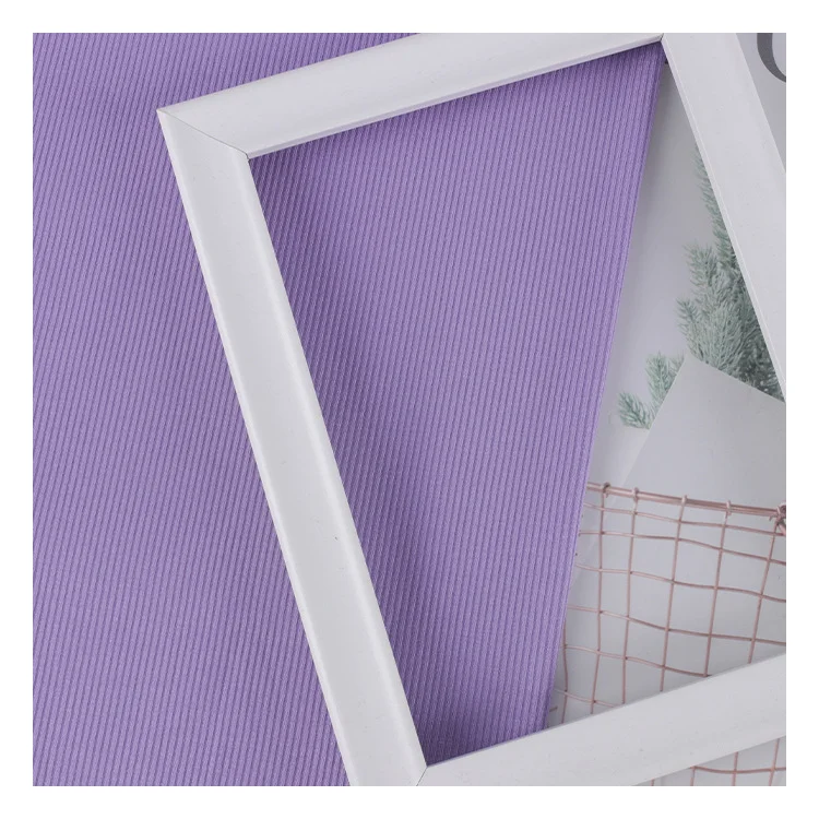 2x2 rib knit collar fabric polyester spandex stretch cuff brush stripe rib knit fabric